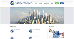 Desktop Screenshot of gadgetkeeper.com