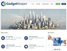 Tablet Screenshot of gadgetkeeper.com